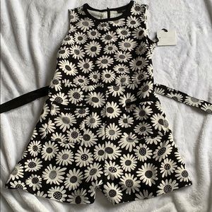 NWT Victoria Beckham belted floral shirt jumper